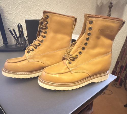 Schnürstiefel leder braun - leder,