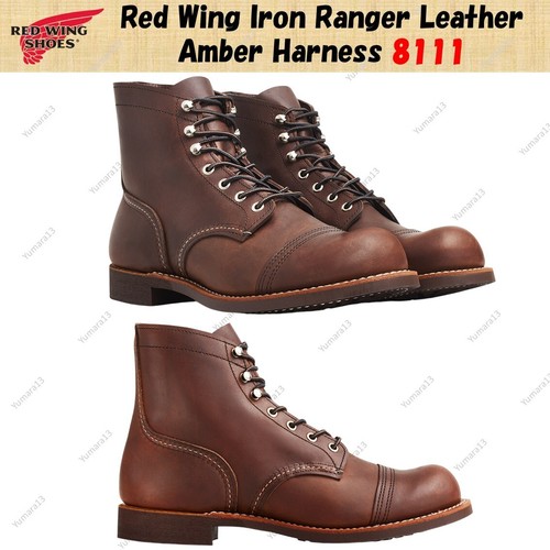 Red wing iron ranger leder - red,
